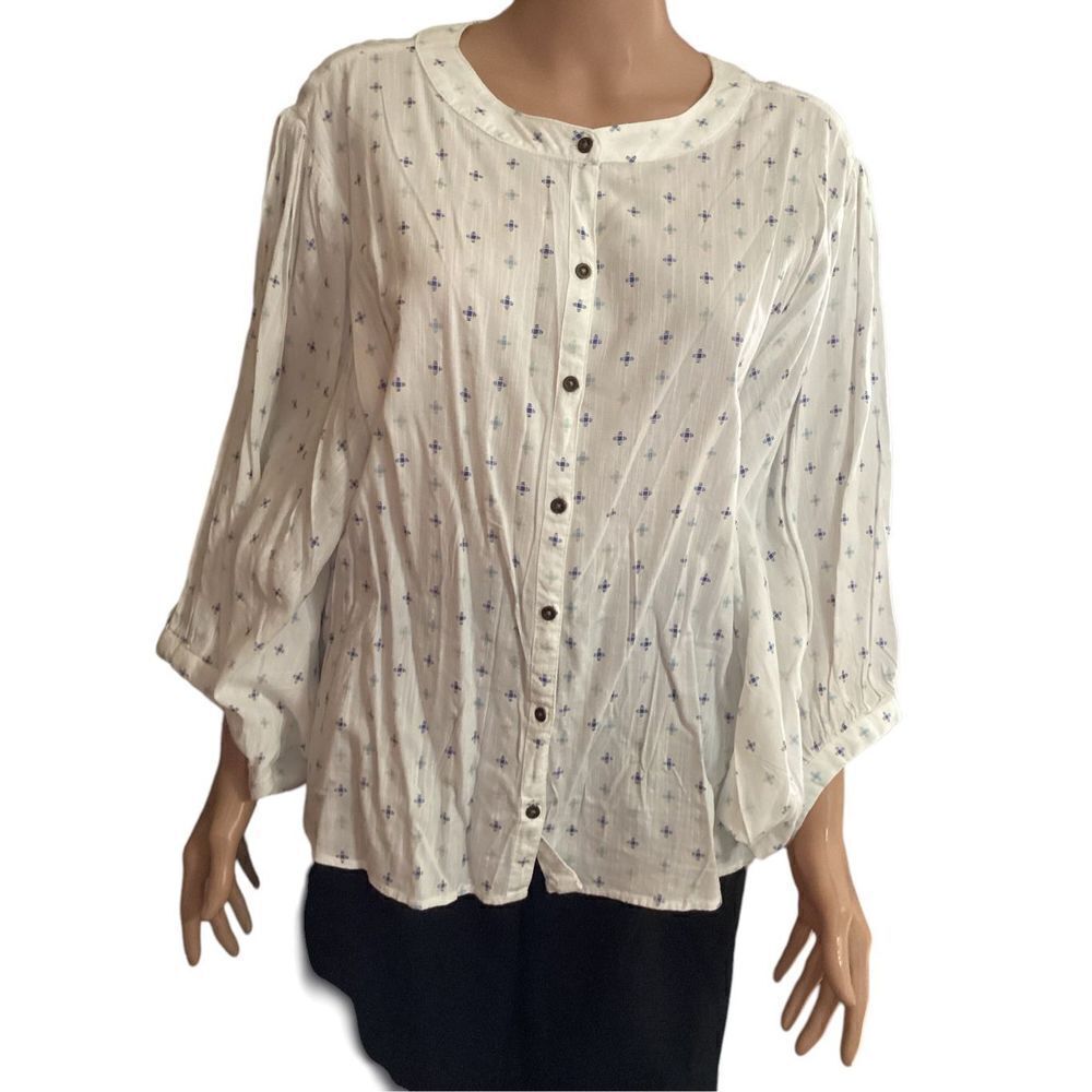 Women’s New Dolman Sleeve Peasant Top XXL